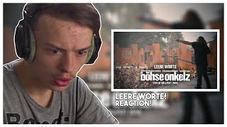 GEILE VERSION...🤘 | Böhse Onkelz - Leere Worte (Live Hellfest 2019) - REACTION! | Marlonzo