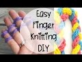 Learn How To Finger Knit (Easy And Beginner Friendly!)