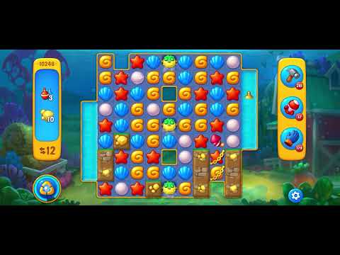 Fishdom level 10248 no boosters フィッシュダム ノーマル