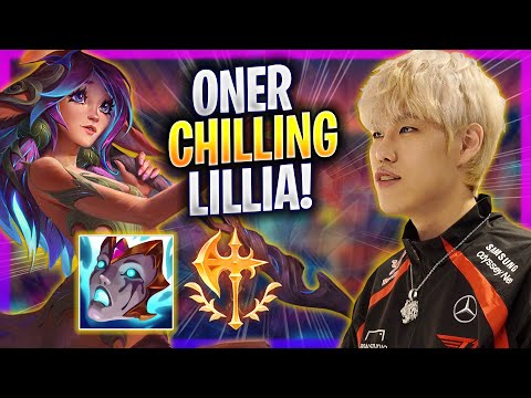 ONER CHILLING WITH LILLIA! - T1 Oner Plays Lillia JUNGLE vs Lee Sin! | Season 2024