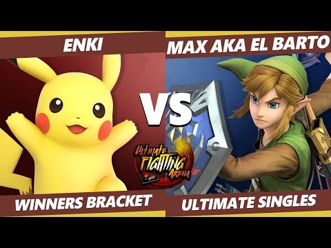 UFA 2019 SSBU - Enki (Pikachu) Vs. Max aka El Barto (Link) Smash Ultimate Tournament Winners Round 1
