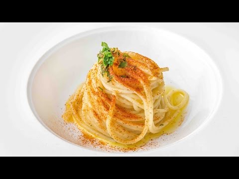 Spaghetti aglio, olio e peperoncino di Alessandro Negrini - Il Luogo di Aimo e Nadia