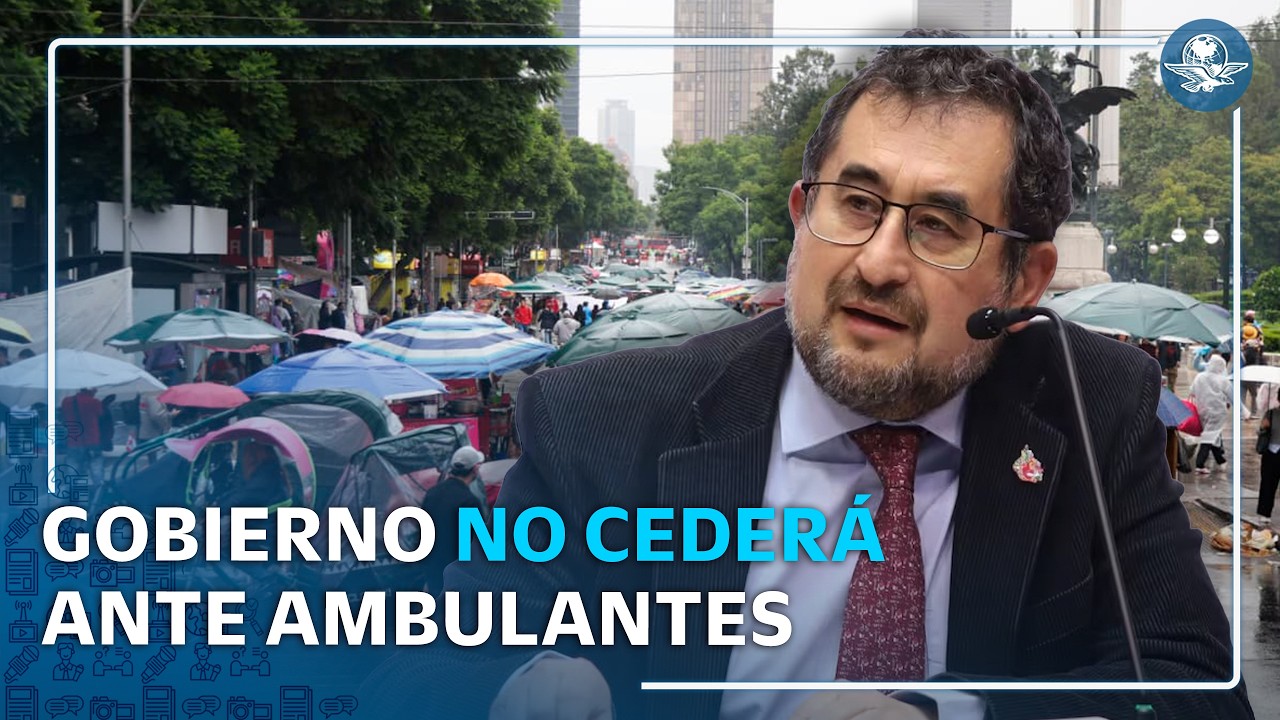 Gobiernos de la CDMX advierte presión de ambulantes de la Alameda: “No vamos a ceder”