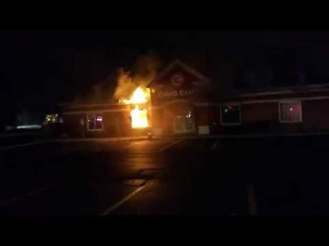 Evan's Bank Fire - Depew, NY