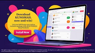 Download KUNO-MAIL now and win! - Full license and an exclusive package!