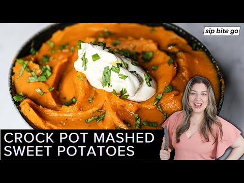 Crock Pot Sweet Potatoes Mashed (Step-By-Step)