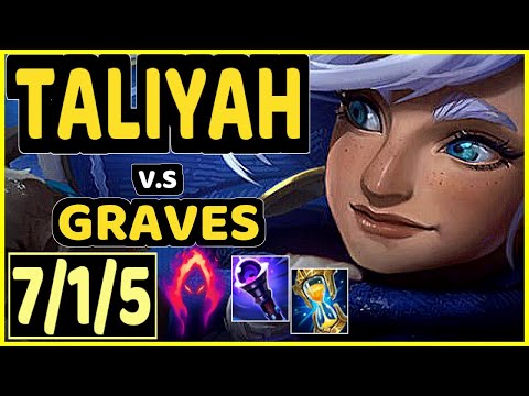RAZORK (TALIYAH) vs GRAVES - 7/1/5 KDA JUNGLE CHALLENGER GAMEPLAY - EUW