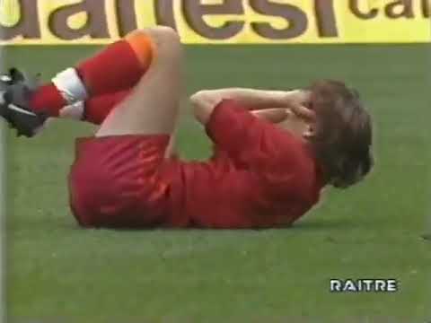 Roma - Lazio / Serie A 1994-1995 (Signori, Totti, Casiraghi, Balbo, Nesta, Giannini, Gascoigne)