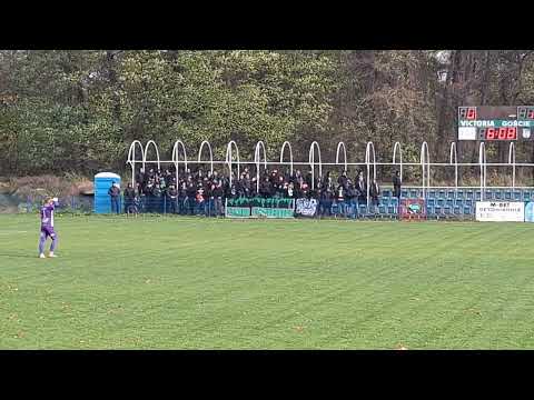 Kibice ROW Rybnik na meczu z Victoria Częstochowa. 