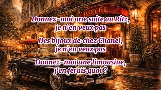 【フランス語で歌ってみた】Zaz ≪Je veux≫ 『私の欲しいもの』伴奏: Jean Paul Goutines / avec paroles