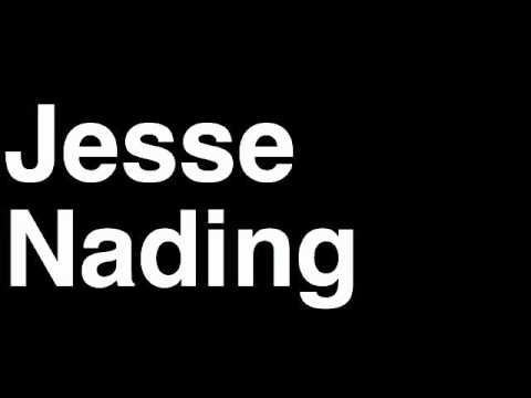 How to Pronounce Jesse Nading Houston Texans NFL Football Touchdown TD Tackle Hit Yard Run