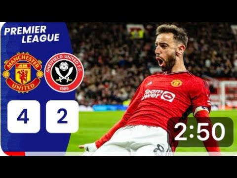 Manchester United vs Sheffield United (4-2) | All Goals & Highlights | Premier League 23_24