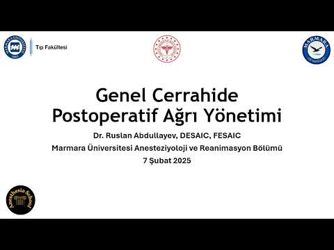 Postop Ağrı Yönetimi