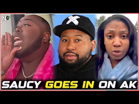 Saucy Santana Reacts to Akademiks S.A. Lawsuit & DESTROYS him for Dragging Yung Miami in Diddy Case