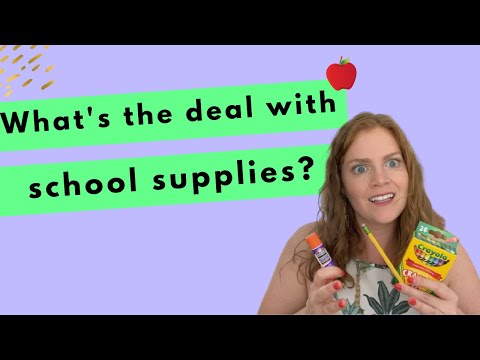 What's the deal with school supplies?? thumbnail