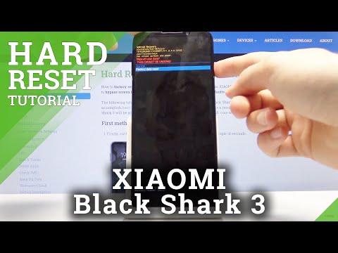 XIAOMI Black Shark 3 Hard Reset via Recovery Mode / Bypass Screen Lock