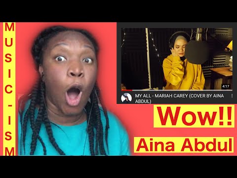 First Time Hearing Aina Abdul - My all (Mariah Carey )Cover Reaction Video