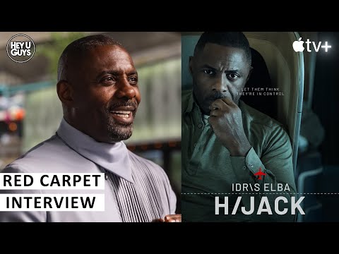 Idris Elba - Hijack World Premiere - the joy of doing something different to the usual action movie
