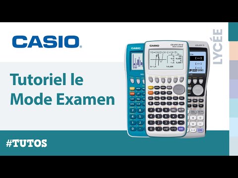 Mode Examen CASIO : Graph 25+E, Graph 35+E et Graph 75+E - Tutoriel
