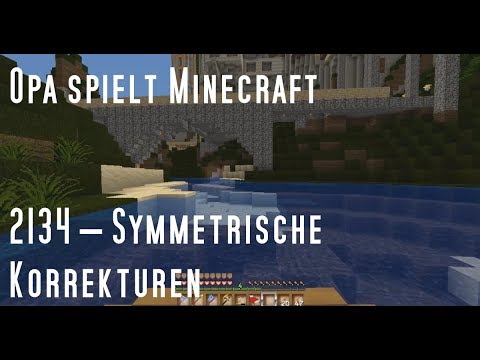 Opa spielt Minecraft 2134 – Symmetrische Korrekturen