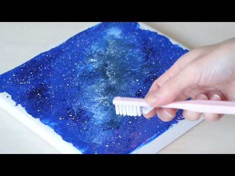 Stars in Heaven｜Acrylic Painting｜Easy Art｜Creative｜Tutorial｜Relaxing Satisfying Paints｜Asmr｜#12