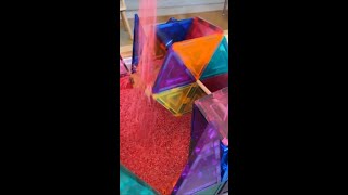 PicassoTiles PicassoToys Magnetic Tiles DIY Wind Mill Montessori Creative Play Ideas Kids Activities
