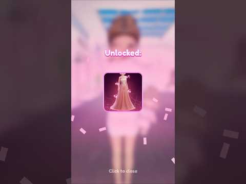 FINALLY UNLOCKING THE BADDIE PASS DRESS IN “DRESS TO IMPRESS” #roblox #dti #dresstoimpress #shorts