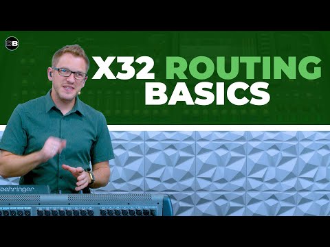 X32 Routing Basics: How Audio Actually Flows Through the Console