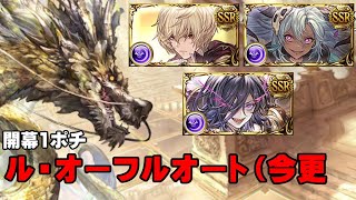 【弱騎空士】今更ルオー開幕1ポチフルオート【GBF】