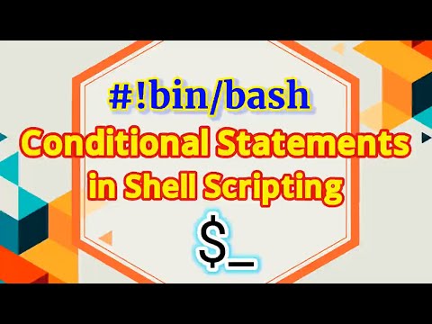 12. Conditional Statement in Shell Script | Shell Scripting Tutorial for beginners