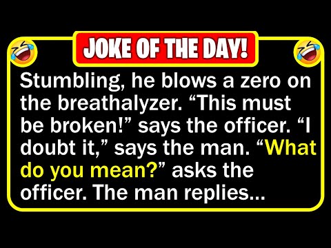 🤣 BEST JOKE OF THE DAY! - A police officer waits outside a popular bar anticipating... | Funny Jokes