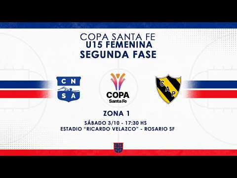 COPA SANTA FE U15 FEMENINA | ZONA A | NÁUTICO Rosario vs. PEÑAROL Elortondo