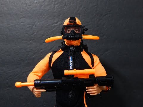 GI JOE Hall of Fame Underwater Attack Mission Gear