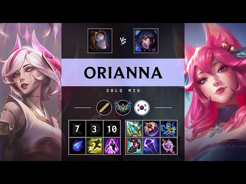 Orianna Mid vs Ahri - KR Challenger Patch 25.21