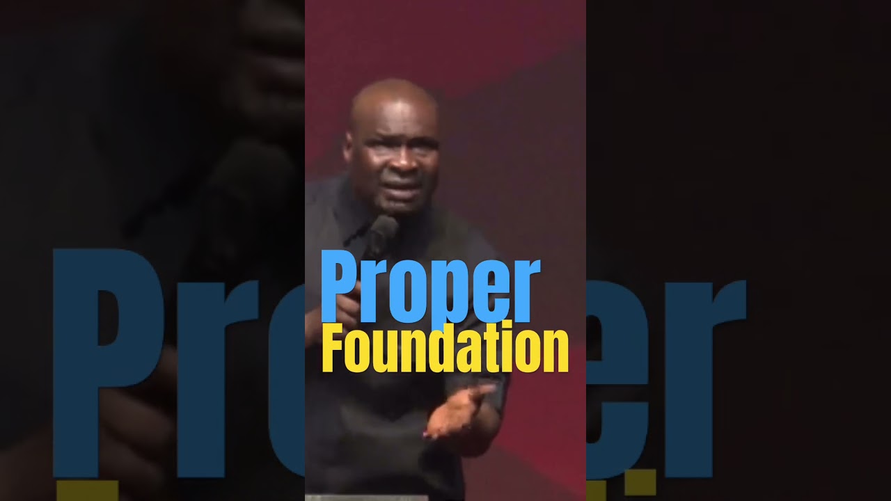 Proper foundation #apostlejoshuaselman #foundation #jesus #faith