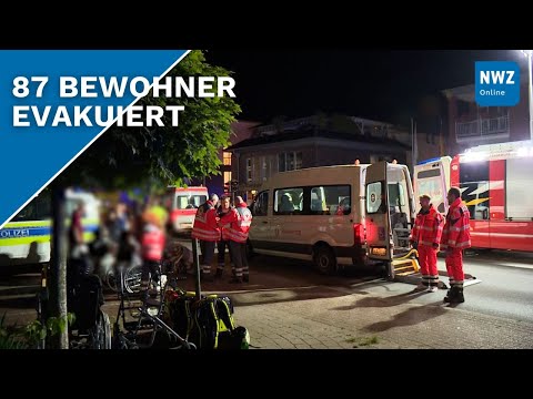 Großeinsatz: Feuer in Wildeshauser Altenheim