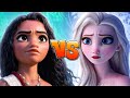 Moana VS Elsa Frozen Batalha De Rap