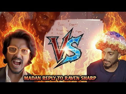 MADAN REPLY TO RAVEN SHARP 🔥 EXPOSING RAVEN SHARP 💥 #madan #madanop #bgmi