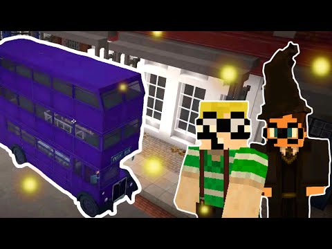 Hogwarts Eventyret #01 - BUSSEN TIL HOGWARTS!! (Dansk Minecraft)