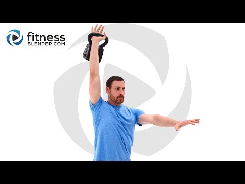 45 Minute Total Body Kettlebell Workout - Fun and Tough Kettlebell Routine