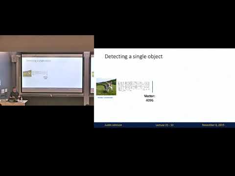 Lecture 15: Object Detection (UMich EECS 498-007)