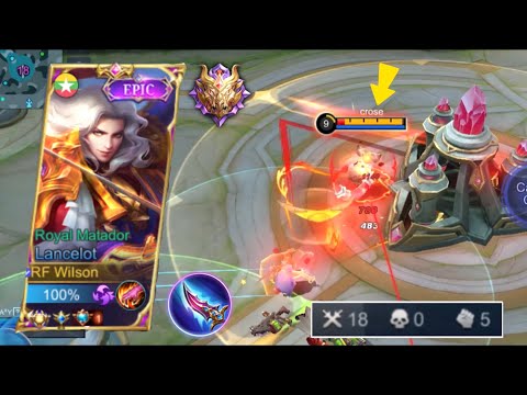 WHEN TOP 1 GLOBAL LANCELOT TRY SECRET BLADE OF HEPTASEAS BUILD (ONE SHOT!!) | (MUST WATCH)