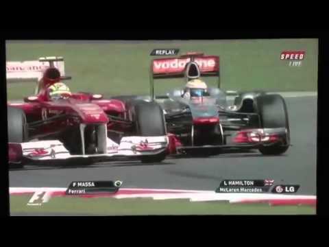 Massa vs Hamilton 2011 - crashes