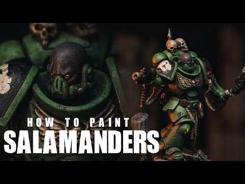 How to Paint SALAMANDERS || Warhammer 40,000 in the Grimdark Style