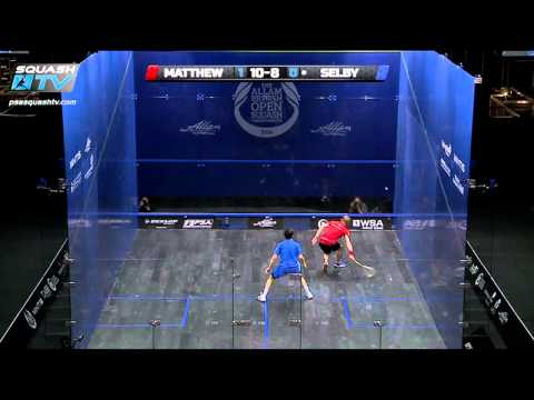 Squash : MegaRallies EP63 - Matthew v Selby Allam British Open 2014