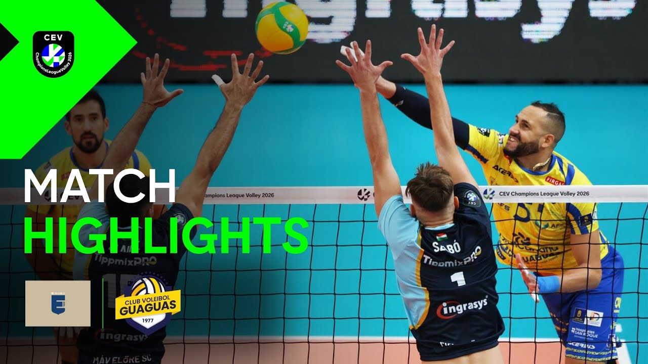 Match Highlights I MÁV Foxconn SZÉKESFEHÉRVÁR vs. Guaguas LAS PALMAS