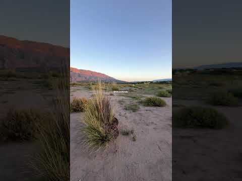 ATARDECER EN CAMPING EL CHURCAL |  SALTA #cachi #salta #norteargentino #camping #sunset