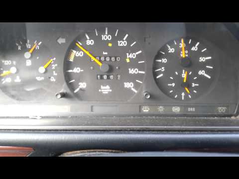 W124 200D  Beschleunigung 0-100kmh