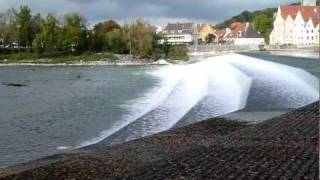 preview picture of video 'River Lech Cascdes. Landsberg am Lech'