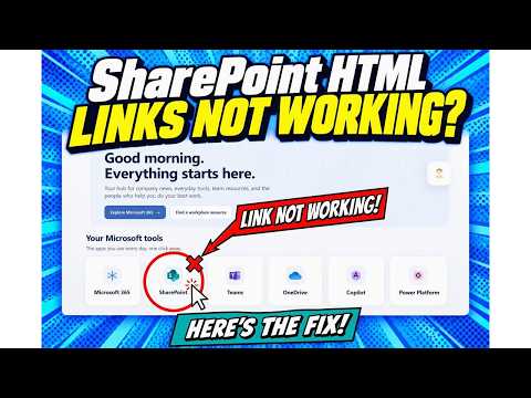 SharePoint: Fix Broken HTML Page Links SharePoint: Fix Broken HTML Page Links